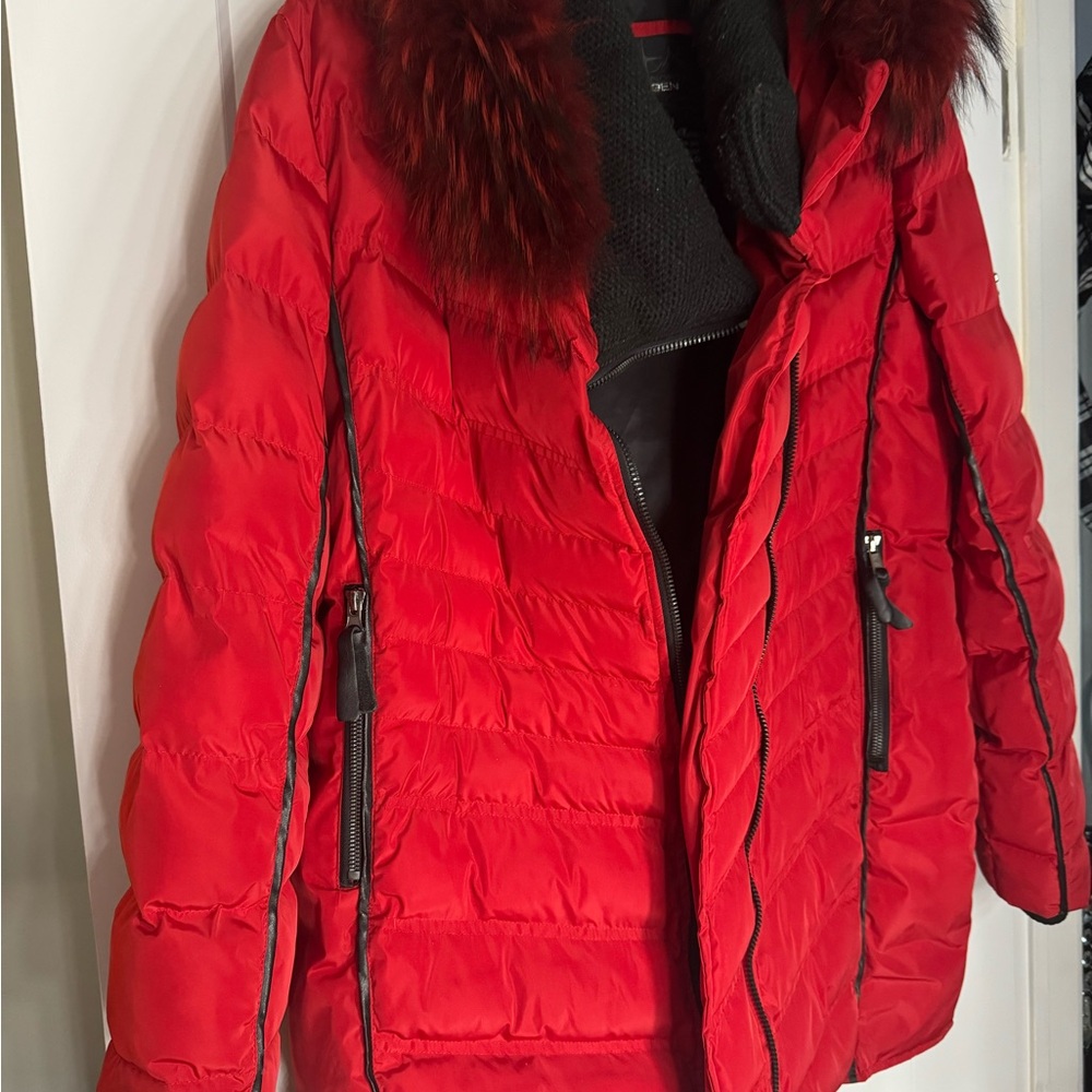 Oxygen red winter jacket